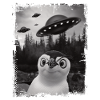 Cooler Lustiger Pinguin
