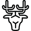 Reindeer Geometric Lines