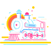 Railway Caricature