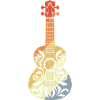 Ukulele Graphic Retro