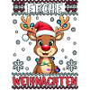 Funny Reindeer Merry Christmas