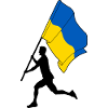 Drapeau Ukraine homme courant
