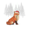 St. Nicholas Fox Foxes Christmas