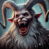 Krampus who laughs