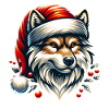 Christmas Wolf