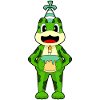Frog Birthday Cake Candle