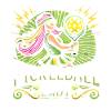 Verrückte Pickleball-Dame