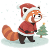 Red Panda - Christmas
