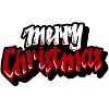 Merry Christmas Retro Script