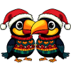 Toucan Bird Christmas Team