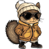 Squirrel Winter