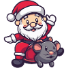Mouse Santa Claus