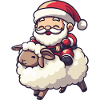 Mouton Père Noël