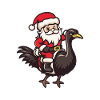Strauß Weihnachtsmann