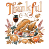 Grateful Gobble Wobble Thanksgiving