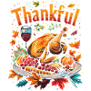 Grateful Gobble Wobble Thanksgiving