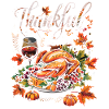 Grateful Gobble Wobble Thanksgiving