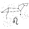 Leo Constellation with Astronomical Sign