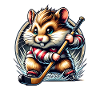 Eishockey Hamster Spielfreude