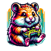 Playing hamster with controller