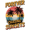 Sunset - Palm Trees Vacation