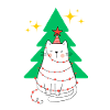 Cat Christmas Christmas Tree