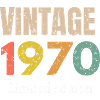 Vintage 1970 Limited Edition