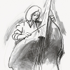 Double bass player