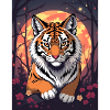 Majestic tiger in anime style