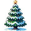 Pixel Weihnachtsbaum