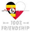 Uganda and Poland 100% friendship
