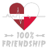 Latvia and Poland 100% friendship