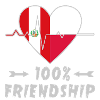 Peru and Poland 100% friendship