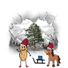 Peanut Santa Claus Christmas