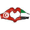 Tunisia United Arab Emirates Heart