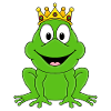 Frosch - König - Tier - Kinder