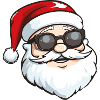 Santa Claus sunglasses