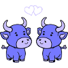vache bébé amour