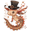 Steampunk Axolotl