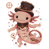 Steampunk Axolotl