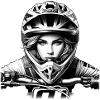 Motocross Women Girls Girl