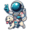 Astronaut Dog