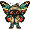 Papillon Hiver