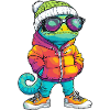 Caméléon Hiver