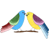Bunte Vögel
