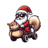 Squirrel Santa Claus