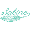 Sabine Name Federschrift