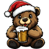 Ours Noël Bière Drôle