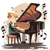 Piano Pizzazz: A Whimsical Melody