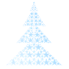 Blauer Weihnachtsbaum